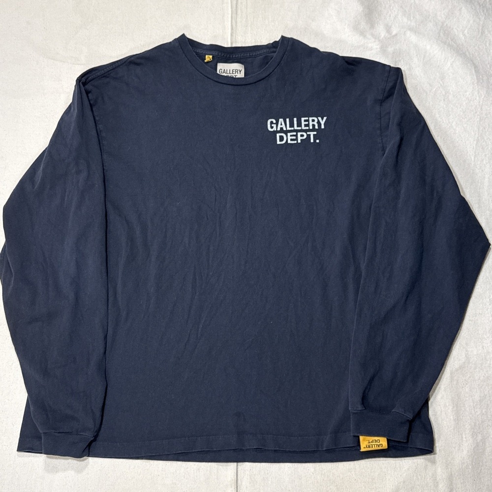 Gallery Dept. Hollywood CA Long Sleeve Graphic T-Shirt Black XL